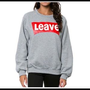 Classy Brand medium “Leave” sweatshirt